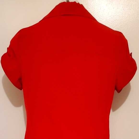 ZENERGY BY CHICOS RED DRESS SZ 0.5 (SZ 6) - Picture 2 of 5